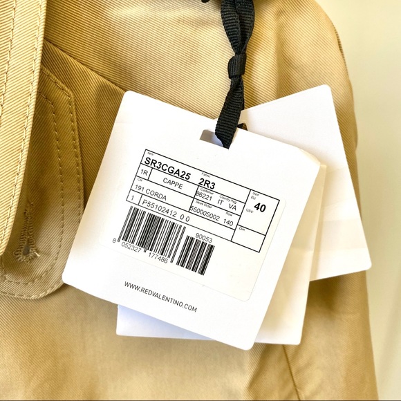 Brand new Red Valentino cotton trench cape - Picture 5 of 9